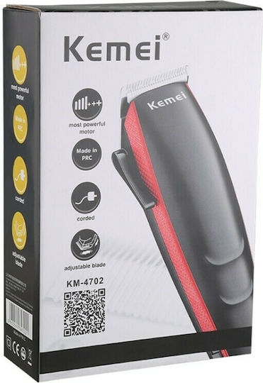 Kemei Professionelles Haarschneider Satz Stromversorgung Mit Kabel Schwarz KM-4702