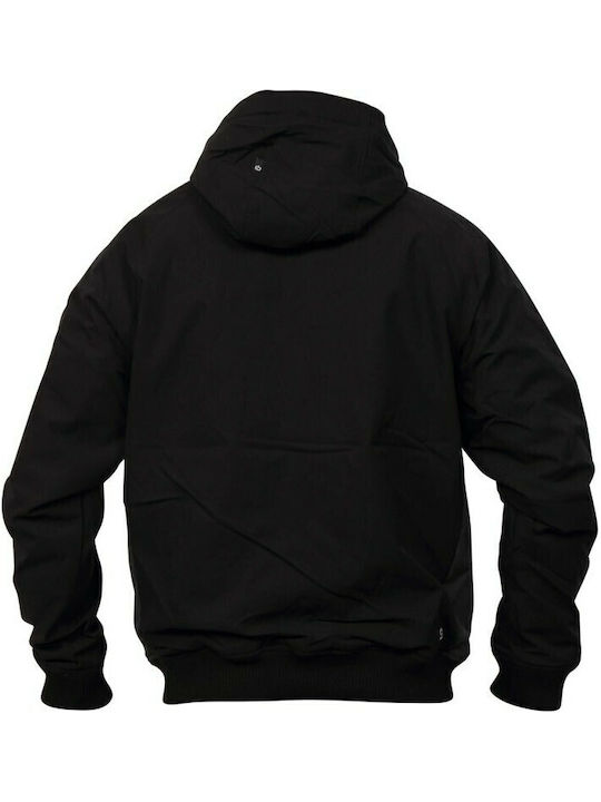 Winter Jacket Bomber Waterproof and Windproof Black Ebony