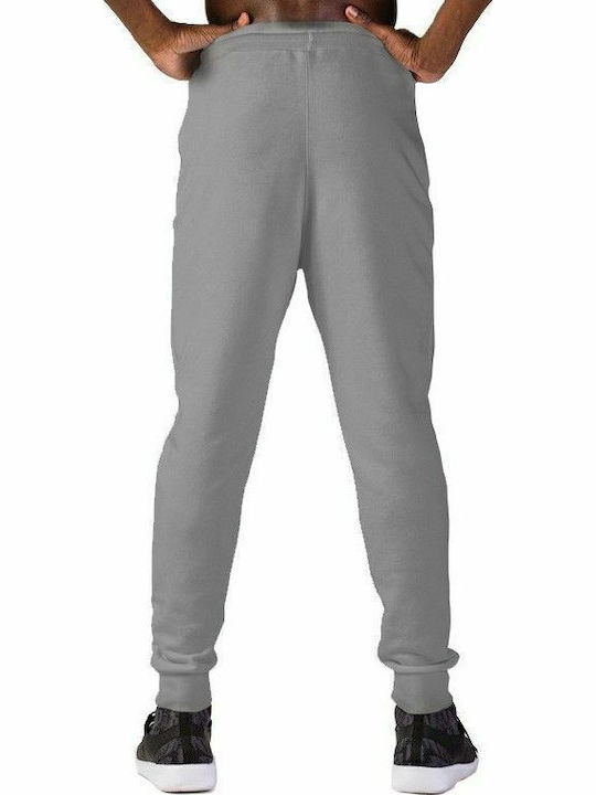 Sweatpants Trousers With Elastic Gray