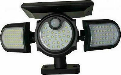Στεγανός Ηλιακός Προβολέας LED 2.5W Ψυχρό Λευκό 6000K με Αισθητήρα Κίνησης IP54