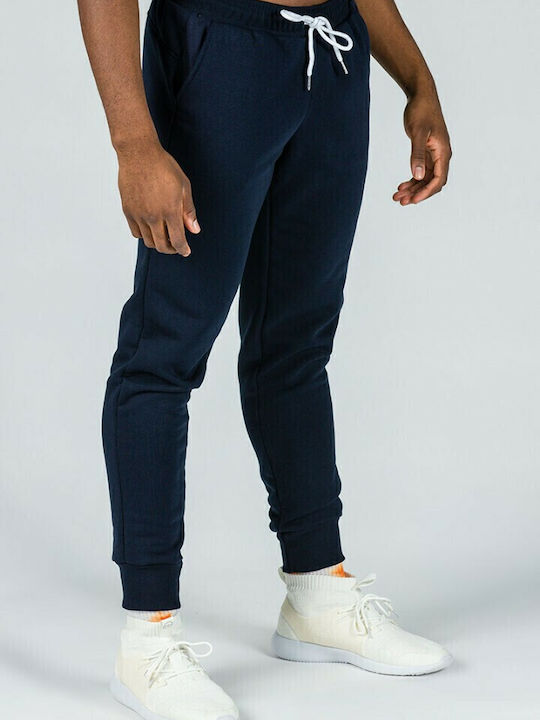 Men's Sweatpants with Elastic Navy Blue
