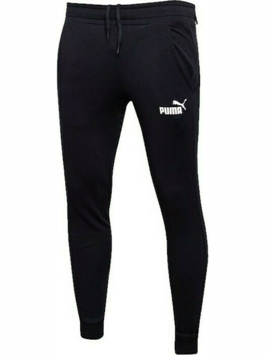 Puma Essential Men's Sweatpants with Rubber Black