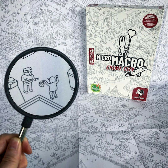 Board Game MicroMacro Ανεξιχνίαστες Υποθέσεις for 1-4 Players 14+ Years (EL) Artipia