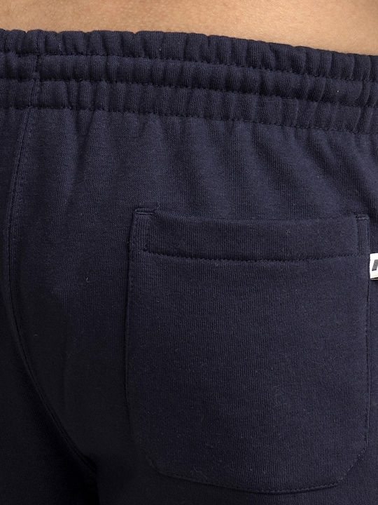 Sweatpants with Elastic Navy Blue