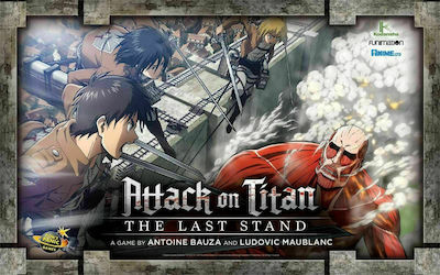 Cryptozoic Entertainment Board Game Attack On Titan: The Last Stand for 2-5 Players 14+ Years (EN)