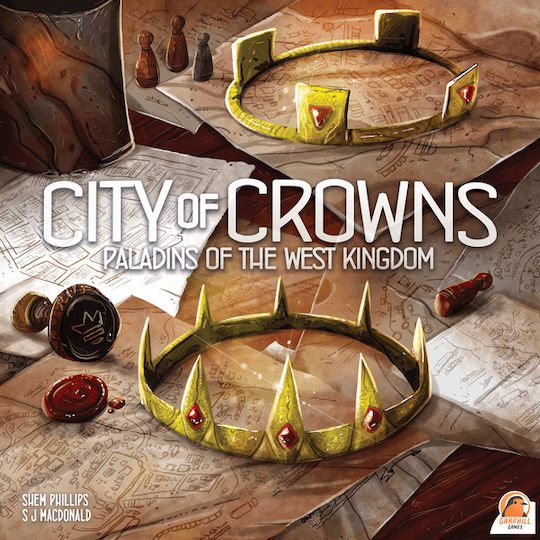 Game Expansion Paladins Of The West Kingdom City Of Crowns for 1-4 Players 12+ Years Old (EN) Renegade Game Studios