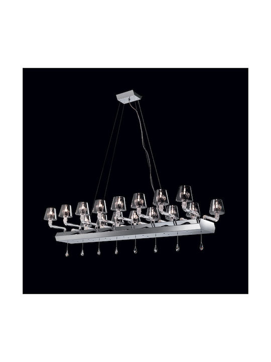 Beby Italia Platinum12 Πολυέλαιος με Καπέλα Ασημί Beby Italia Platinum12 Πολυέλαιος με Καπέλα Ασημί