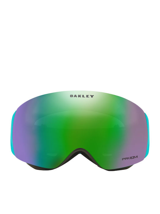 Oakley Flight Deck Ski- & Snowboardbrille Erwachsene Türkis mit Linse in Grün Farbe