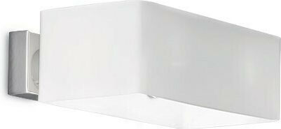 Ideal Lux Box AP2 Modern Lumină de Perete cu Soclu G9 Alb 20x14x7cm