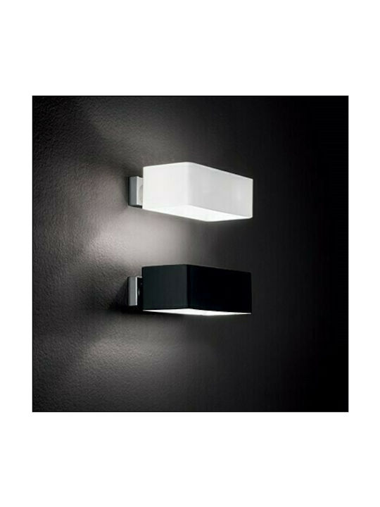 Ideal Lux Box AP2 Μοντέρνο Φωτιστικό Τοίχου με Ντουί G9 Λευκό 20x14x7εκ.