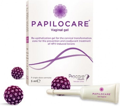 Procare Papilocare Vaginal Gel For HPV Gel με Αντιμικροβιακή Δράση με Πρεβιοτικά & Υαλουρονικό 7 x 35ml