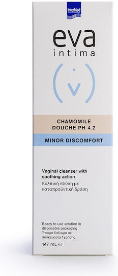 InterMed Eva Douche Minor Discomfort Chamomile pH 4.2 for Intimate Area Cleansing 147ml