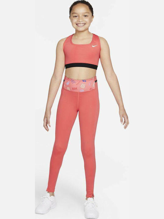 Colant Copii Sportiv Lung Dri-Fit Portocaliu One