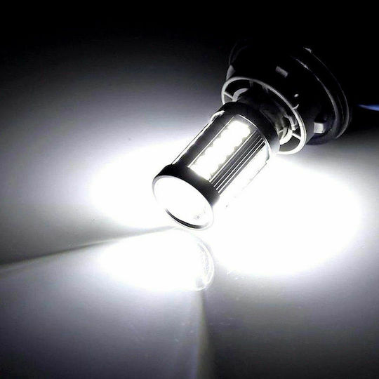 Lamps Car & Motorcycle P21W-BA15S-1156 LED 6000K Cold White 12V 9W 1pcs
