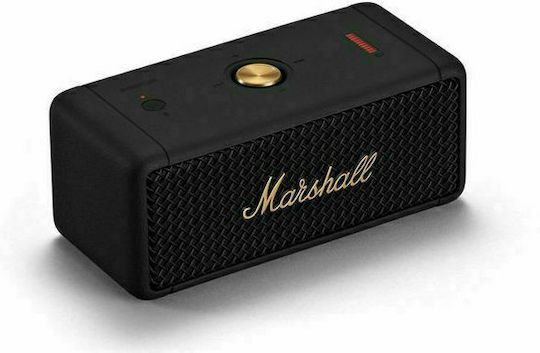 Marshall Emberton Waterproof Bluetooth Speaker 20W with Battery Life up to 20 hours Black Brass