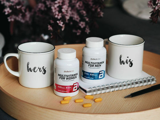 Biotech USA Multivitamin for Women Πολυβιταμίνη With 7 Antioxidants για Ενέργεια, Ενίσχυση του Ανοσοποιητικού & Αντιοξειδωτική δράση