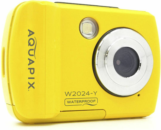 EasyPix W2024 Compact Φωτογραφική Μηχανή 16MP με Οθόνη 2.4" και Ανάλυση Video 1280 x 720 pixels Κίτρινη