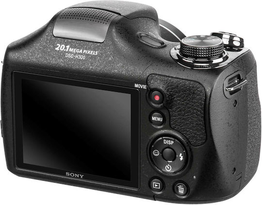 Sony H300 Compact Φωτογραφική Μηχανή 20.1MP Οπτικού Ζουμ 35x Μαύρη