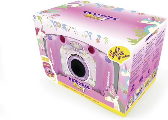 EasyPix KiddyPix Blizz Children's Camera 2MP with Thermal Printing Optical Zoom 4x Pink