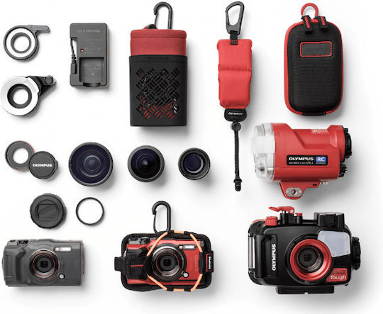 Olympus Tough TG-6 Cameră Foto Compactă 12MP Zoom Optic 4x Neagră