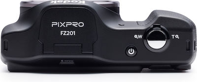 Kodak Friendly Zoom FZ201 Compact Camera 16.15MP 20x Optical Zoom with 3" Display 1280 x 720 pixels Black Black