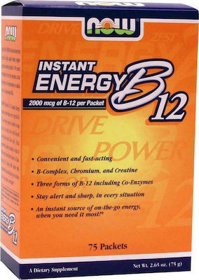 Now Foods Instant Energy B12 Vitamin 75 sachets