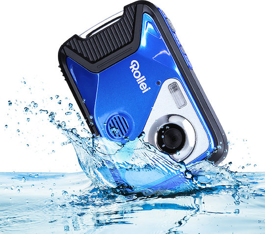 Rollei Sportsline 60 Plus Kompaktkamera 8MP Optischer Zoom 8x Blau