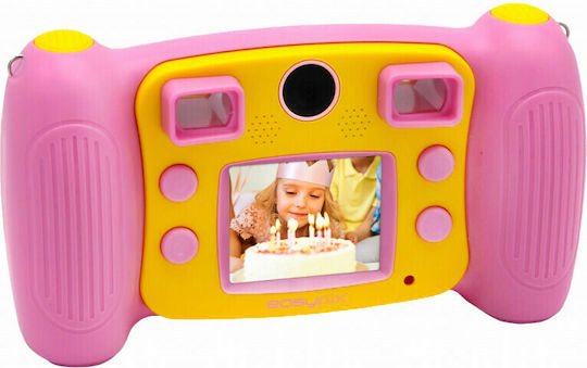 EasyPix KiddyPix Mystery Compact Φωτογραφική Μηχανή 1.3MP με Οθόνη 2" και Ανάλυση Video Full HD (1080p) Ροζ