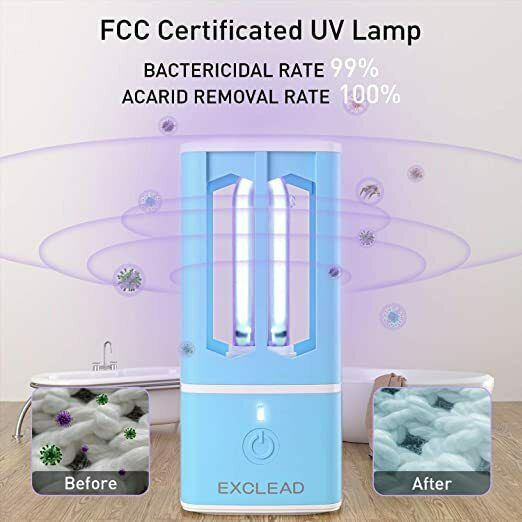 KOR-ST-XD-08-OEM Gegenstandssterilisator Lampe mit UV und USB und Wiederaufladbarem Weiß