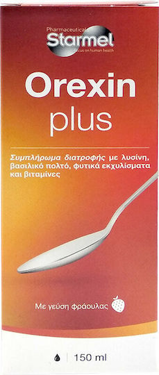 Starmel Orexin Plus Συμπλήρωμα για Αδυνάτισμα 150ml Φράουλα