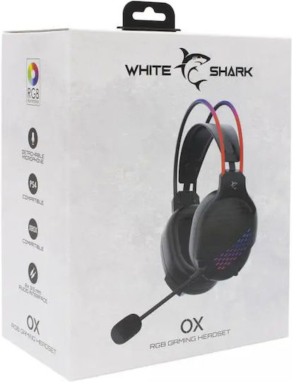 White Shark OX Over Ear Gaming Headset with Connection 2x3.5mm / USB