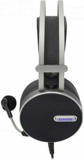 White Shark Coyote Over Ear Gaming Headset με σύνδεση 2x3.5mm / USB