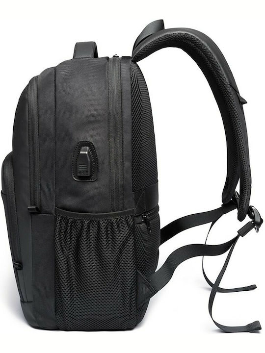 Bange 1921 Αδιάβροχη Τσάντα Πλάτης για Laptop 15.6" με Θύρα USB σε Μαύρο χρώμα