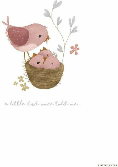 Little Dutch Παιδική Αφίσα Little Pink Flowers 42x30εκ.