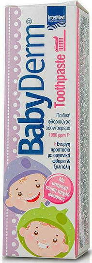 InterMed Babyderm Children's Toothpaste for 3+ Years with Bubblegum Flavor 50ml