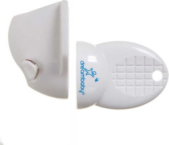 Dreambaby Cabinet & Drawer Lock with Magnet made of Plastic in White Color 2pcs