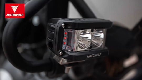 Motowolf Προβολάκι LED 25W 12-80V 6500Κ 1τμχ