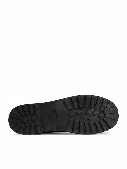 Kombo Mid Leder Schwarz Herrenstiefel