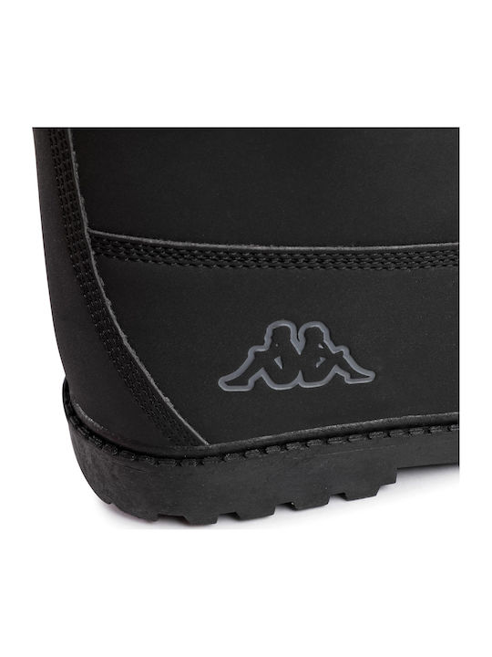 Kombo Mid Leder Schwarz Herrenstiefel