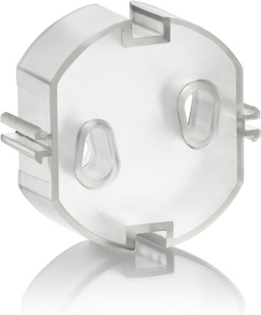 Reer Socket Protective Cover Simple Placement made of Plastic in White Color 5pcs