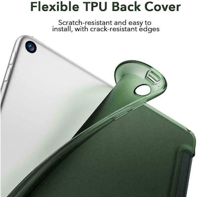 ESR Rebound Flip Cover Piele artificială / Silicon Pădure verde (iPad 2019/2020/2021 10.2'' - iPad 2019/2020/2021 10.2'')