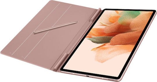 Samsung Flip Cover Δερματίνης Ροζ (Galaxy Tab S7+)