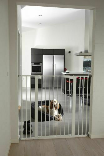 BabyDan Προέκταση Pet Gate Premier 2τμχ σε Λευκό Χρώμα