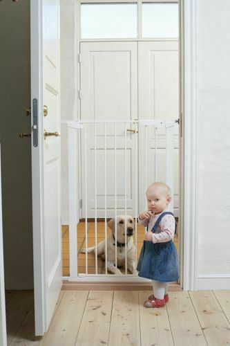 BabyDan Προέκταση Pet Gate Premier 2τμχ σε Λευκό Χρώμα