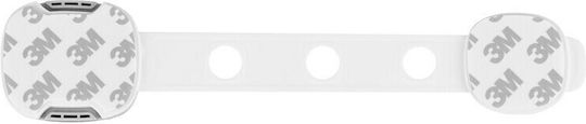 Kikka Boo Cabinet & Drawer Lock with Sticker made of Plastic in White Color 4.2εκ. 1pcs