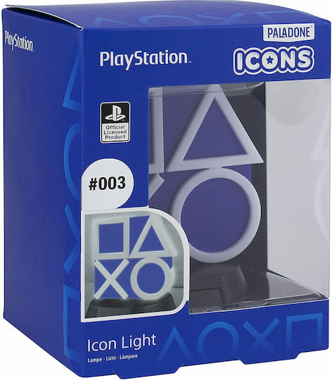 Paladone Lampă decorativă pentru copii PlayStation Icon Albastru 10εκ.