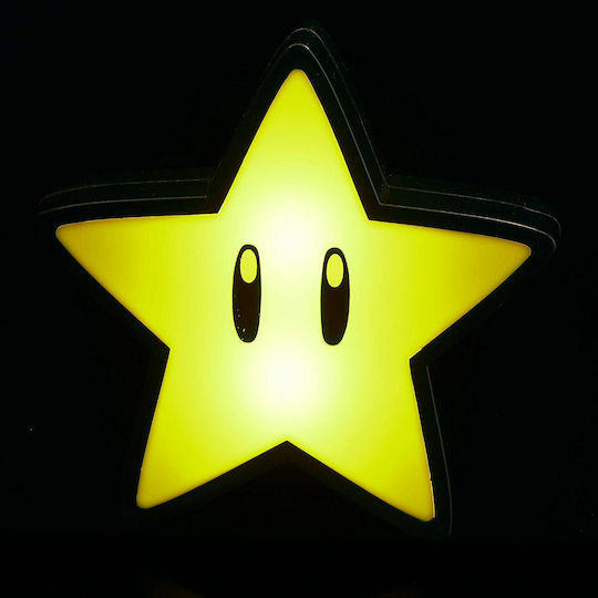 Paladone Led Kids Decorative Lamp Super Mario Bros Super Star Yellow 12εκ. Paladone Led Kids Decorative Lamp Super Mario Bros Super Star Yellow 12εκ.