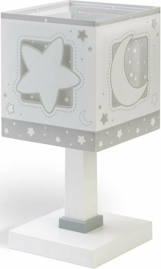 Ango Kinder Nachttischlampe Moonlight Gray 15x15x30εκ. Grau