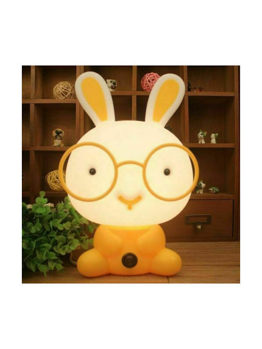 ARlight Led Kids Decorative Lamp Rabbit Yellow 20x20x30εκ.