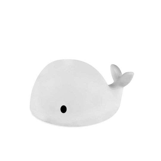 Flow LED Kinder Dekorative Lampe Berührung Moby mit Farbwechsel Weiß 15x10x10εκ.
